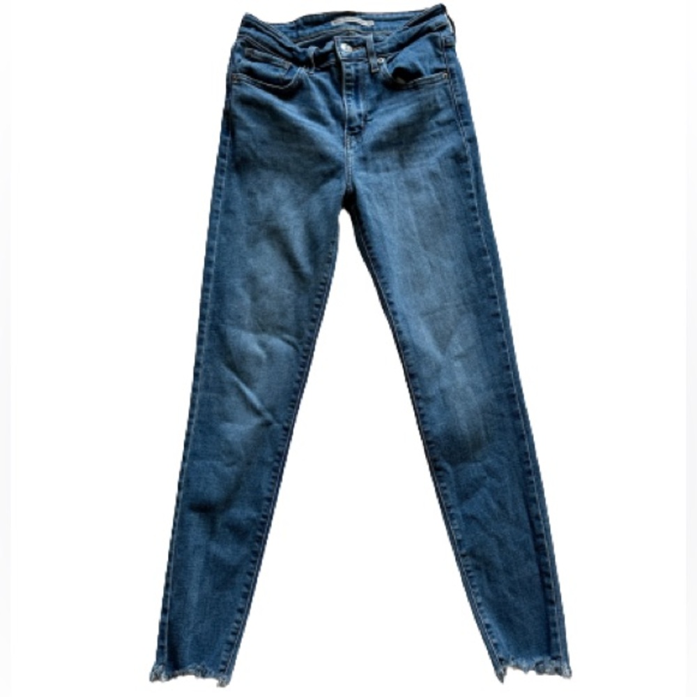 Levi’s 721 Women’s High Rise Medium Wash Skinny Ankle Jeans Size 25